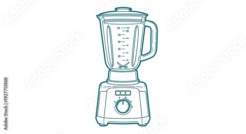 Blender Kitchen Appliance Home Device.