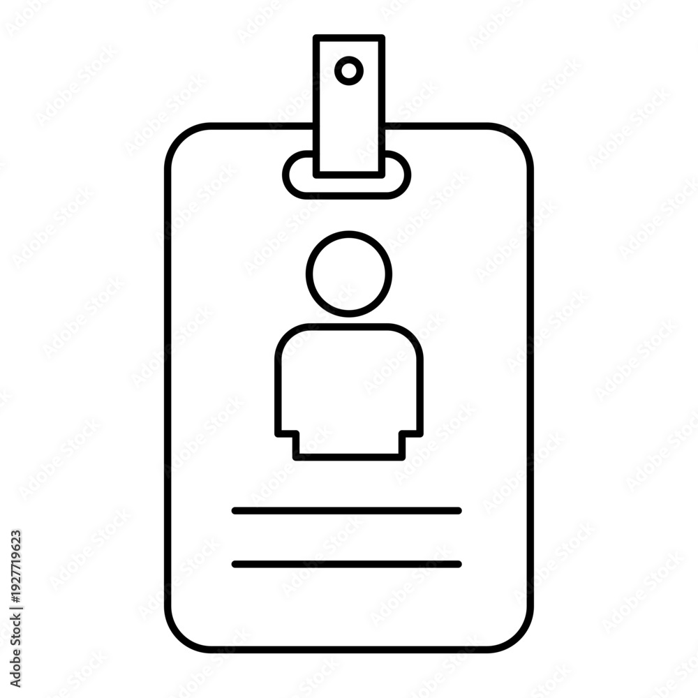 Obraz premium Worker Card