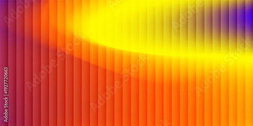 Orange purple ribbed abstract background overlap layer on dark space with reeded glass decoration. Modern graphic design element diagonal cutout style concept for web, flyer, card, or brochure cover