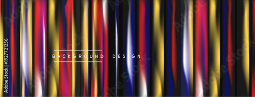 Vertical colorful lines create abstract background. Bright hues blend, forming dynamic visual texture. Modern design element.