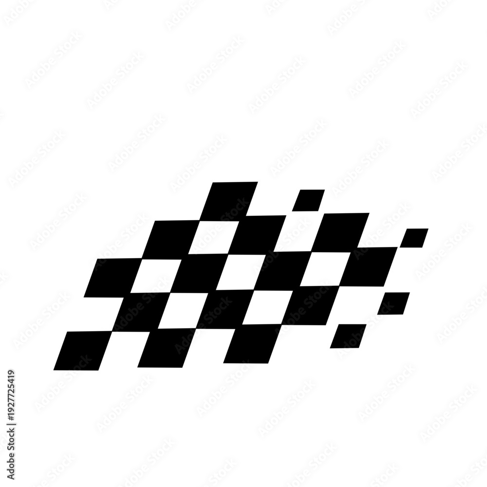 Fototapeta premium Racing Stripes, Race Flag