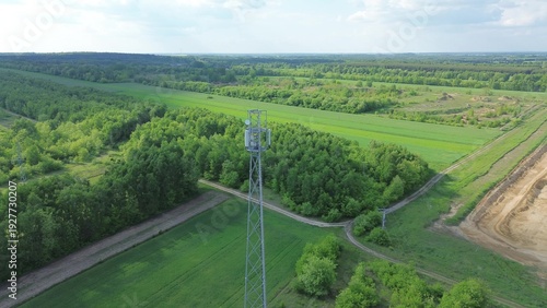 Wallpaper Mural Antenna mast supporting rural connection Torontodigital.ca