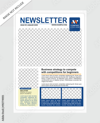 Business newsletter template