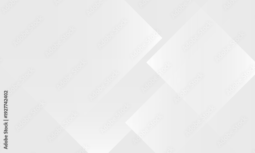 Obraz premium Clean silver geometric backdrop featuring overlapping square layers and subtle depth effect.