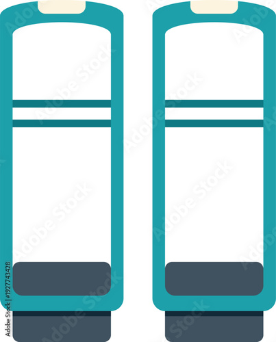 Electronic article surveillance system for store entrance and exit