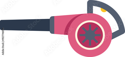 Leaf blower cleaning tool equipment isolated on a white background