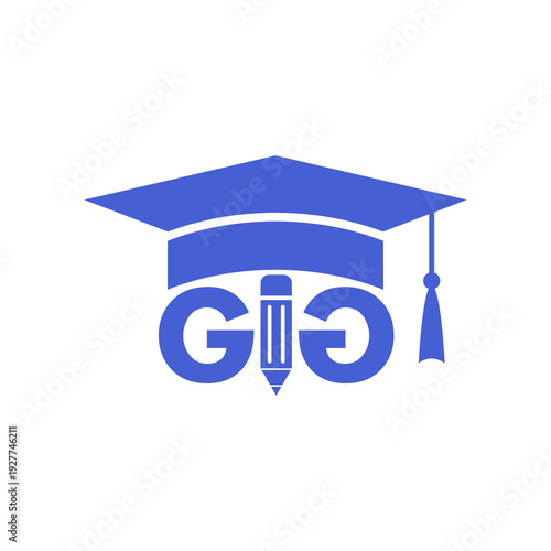 Letter GG logo icon isolated on white background