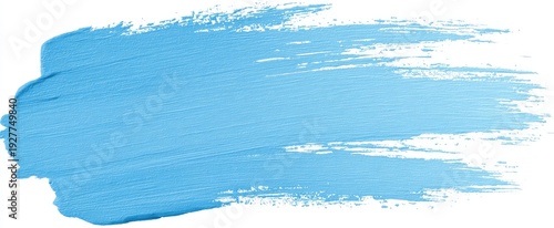 Panel kuchenny z motywem A brushstroke of light blue paint against a white background, creating a textured design