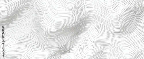 Subtle grey wavy lines create a textured, flowing abstract pattern