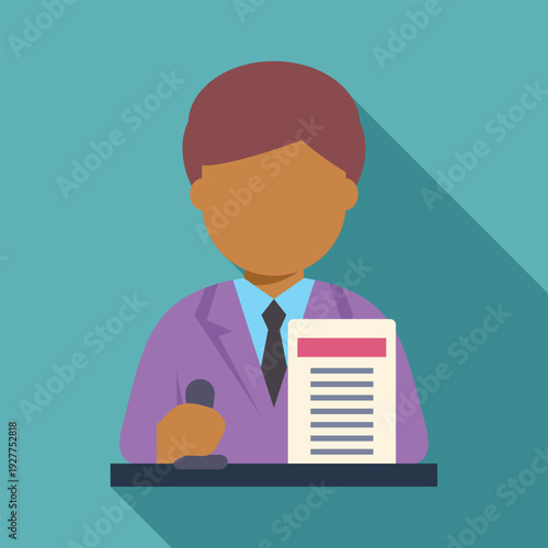 Notary public stamping an official document, symbolizing approval and legal validation