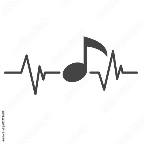 Sound waves Analog and digital audio signal. Music equalizer. Interference voice recording. High frequency radio wave. Vector audio wave spectrum element Monochrome soundwave lines rhythm symbol