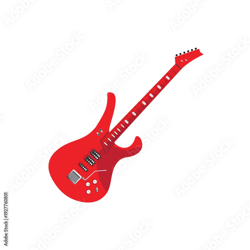 Make a Professional Electric Guitar vector