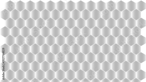 Vector hexagons pattern. Geometric abstract background with simple hexagonal elements. white and gray hexagon honeycomb geometric copy 