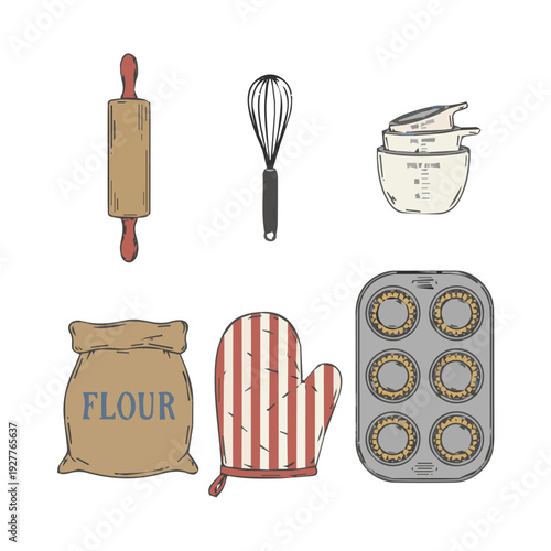 Gourmet Baking Tools Arrangement