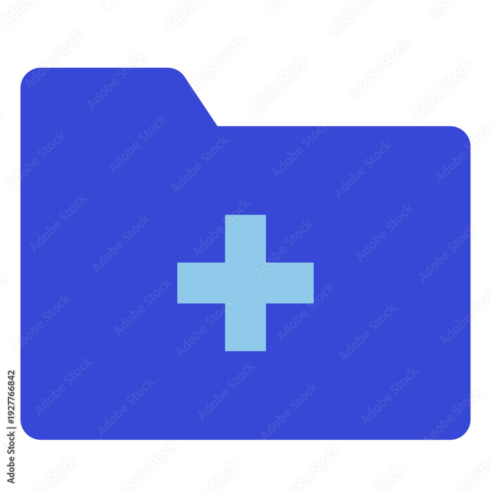 Fototapeta premium folder bluetone icon set