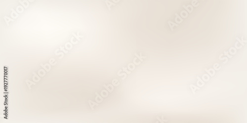 Beige gradient background. Light beige texture gradation. Neutral color backdrop. Creamy brown elegant abstract bg. Soft pearl vector backdrop. Delicate pale wallpaper. For card, banner