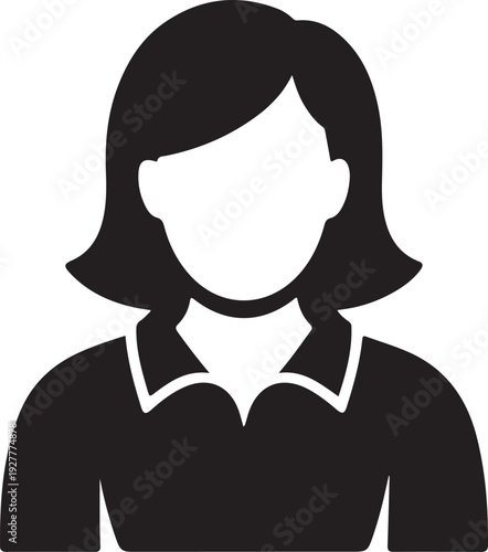 Businesswoman icon vector