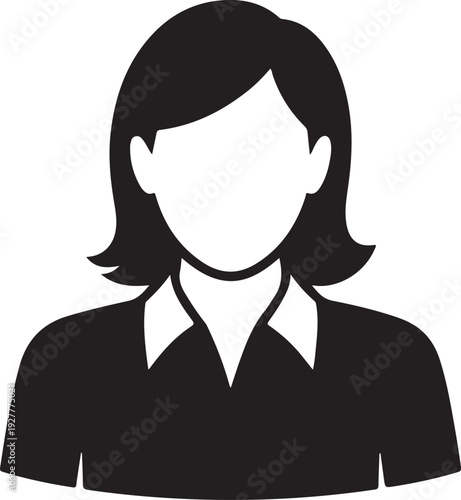 Businesswoman icon vector