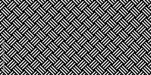 Minimal line Seamless geometric pattern with shapes. Decoration and maze ornament square wall tile.