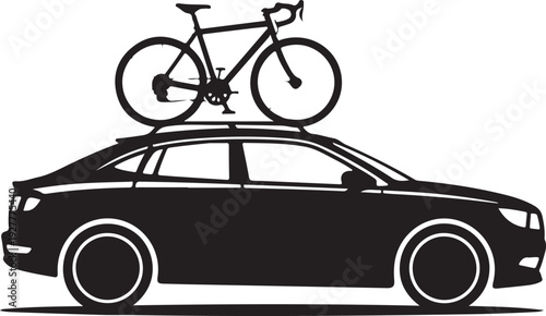 Car and bicycle icon