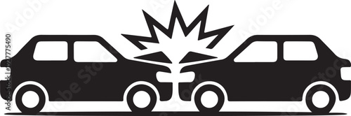 Car crash icon