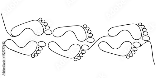 continuous one line drawing Minimalist line art dental braces icon