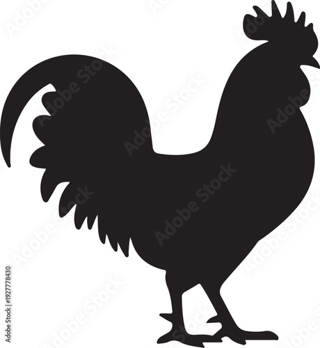 Chicken icon illustration