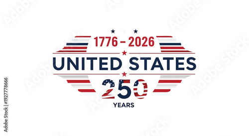 United States 250th anniversary logo vector