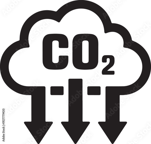 Co2 vector icon