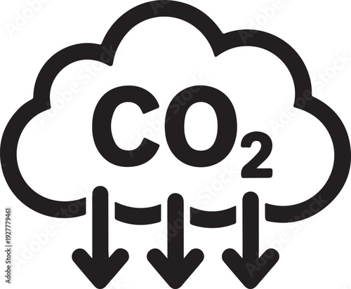 Co2 vector icon
