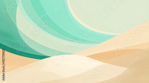 Abstract Dunes - Serene Wave Forms
