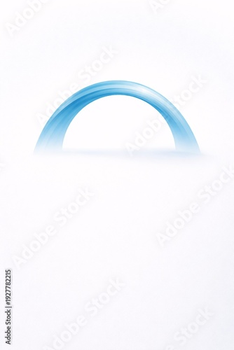 Abstract Water Arc Minimal Design for World Water Day Celebration and Sustainable Environment Branding