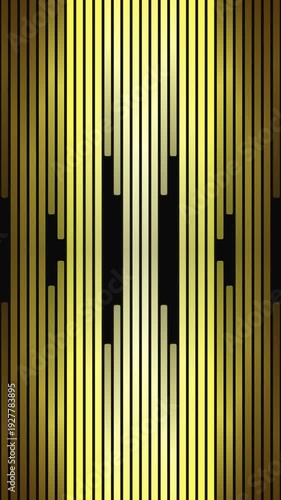 Yellow and Black Striped Pattern Animation.