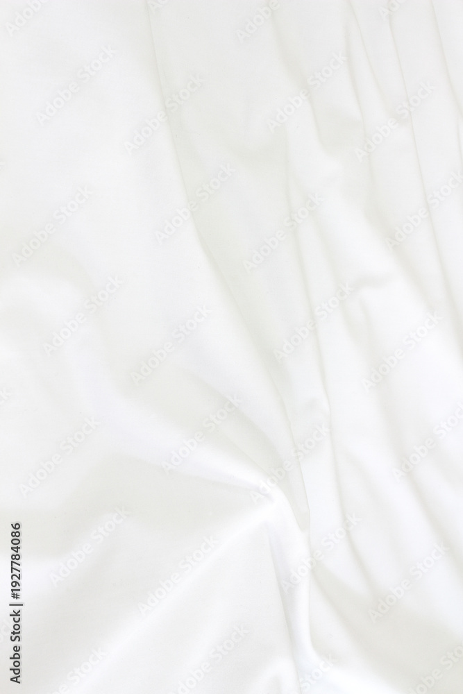 Fototapeta premium white bedding sheets texture for background