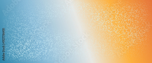 Abstract color gradient background grains orange blue yellow white noise texture backdrop banner poster cover design, vector
