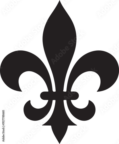 Fotografía fleur de lis - ornament icon vector design template