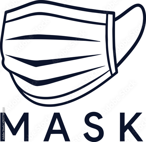 Face mask for protection against airborne pathogens and pollutants  medical safety equipment