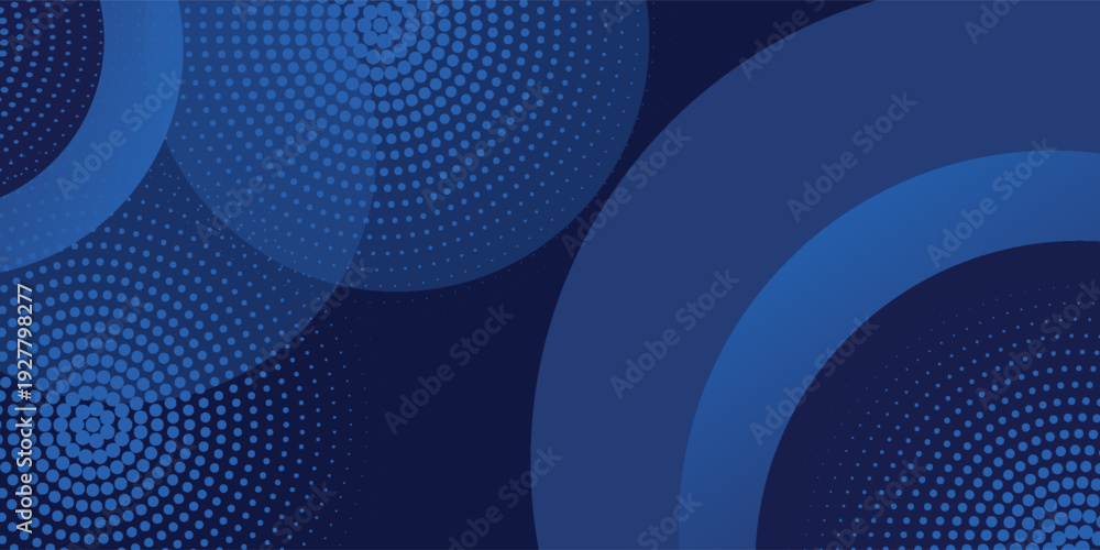 Fototapeta premium Abstract blue geometric background. Dynamic shapes composition.vector