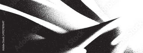 A grunge black and white background featuring a close up of a paint texture and vector arrow symbol on an asphalt road pattern with a graffiti art design shape