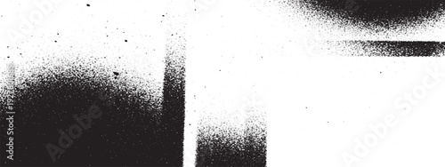 An abstract black and white grunge background featuring a wet texture of splashing water drops and liquid paint bubbles on a cold macro surface