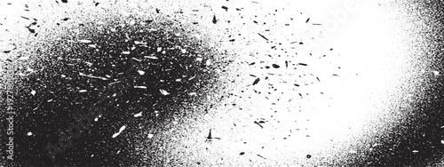 Abstract night sky texture of blue rain drops on a black background with bright magic particles and white star dust illustration vector 