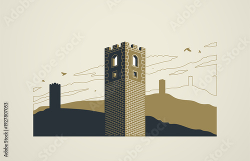 Conceptual illustration of protection and trust, visualizing stability, security and reliability for modern brands, systems and institutional communication.