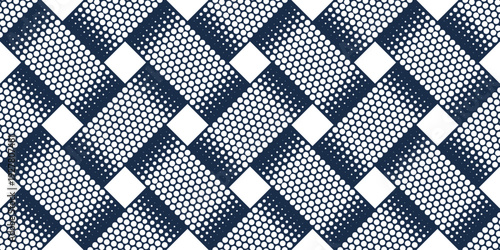 Weaving seamless pattern, fashion wicker lacing handicraft endless abstract background, glamour leather shiny style wallpaper.