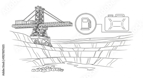 Crane Loading Cargo Ship at Port.