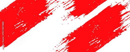 Red and white Tire tracks, wheel textures, tire tracks - auto racing, motocross, backgound. vector illustration