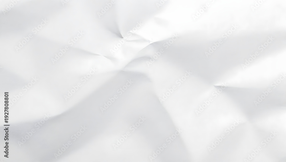 Obraz premium Crinkled paper texture: An abstract macro shot focuses on the intricate textures and shadows of crumpled paper, offering a minimalist yet captivating visual. 
