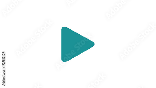 Play Button Icon Symbolizing Media Playback and Digital Entertainment