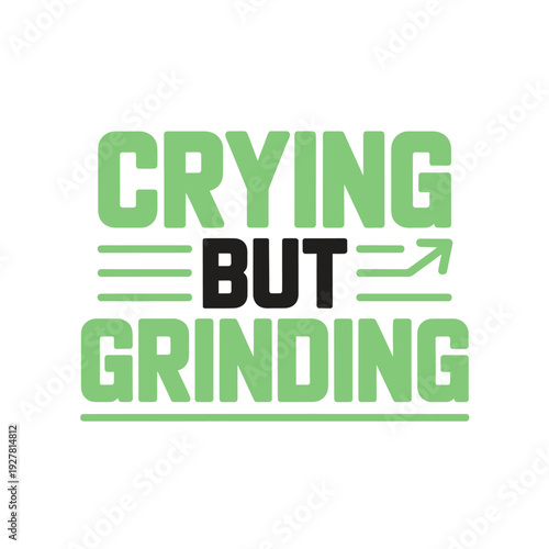 A motivational quote about perseverance and hard work in a modern design