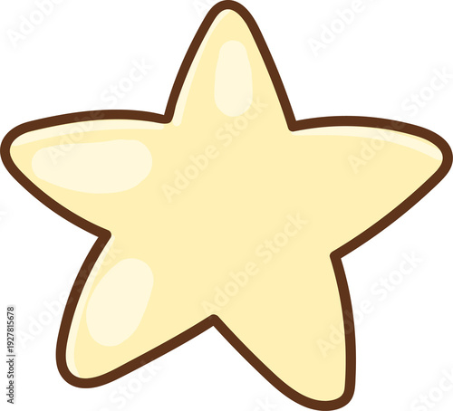Quadro em tela Cute star Celebration illustration Classroom decor