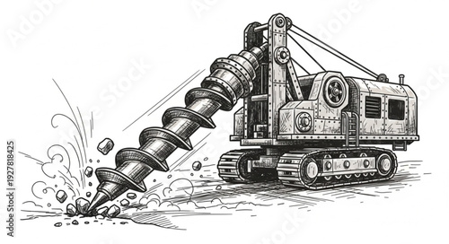 Drilling Rig Machine Heavy Industry.